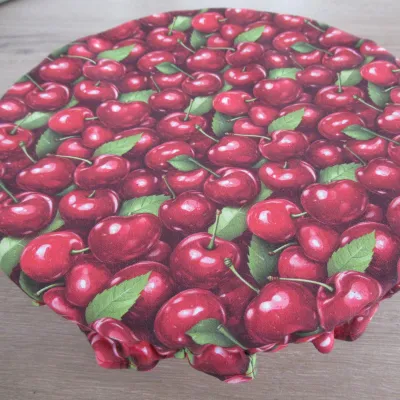 lot 3 charlottes alimentaires motif cerises